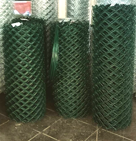 Tela revestida em PVC verde